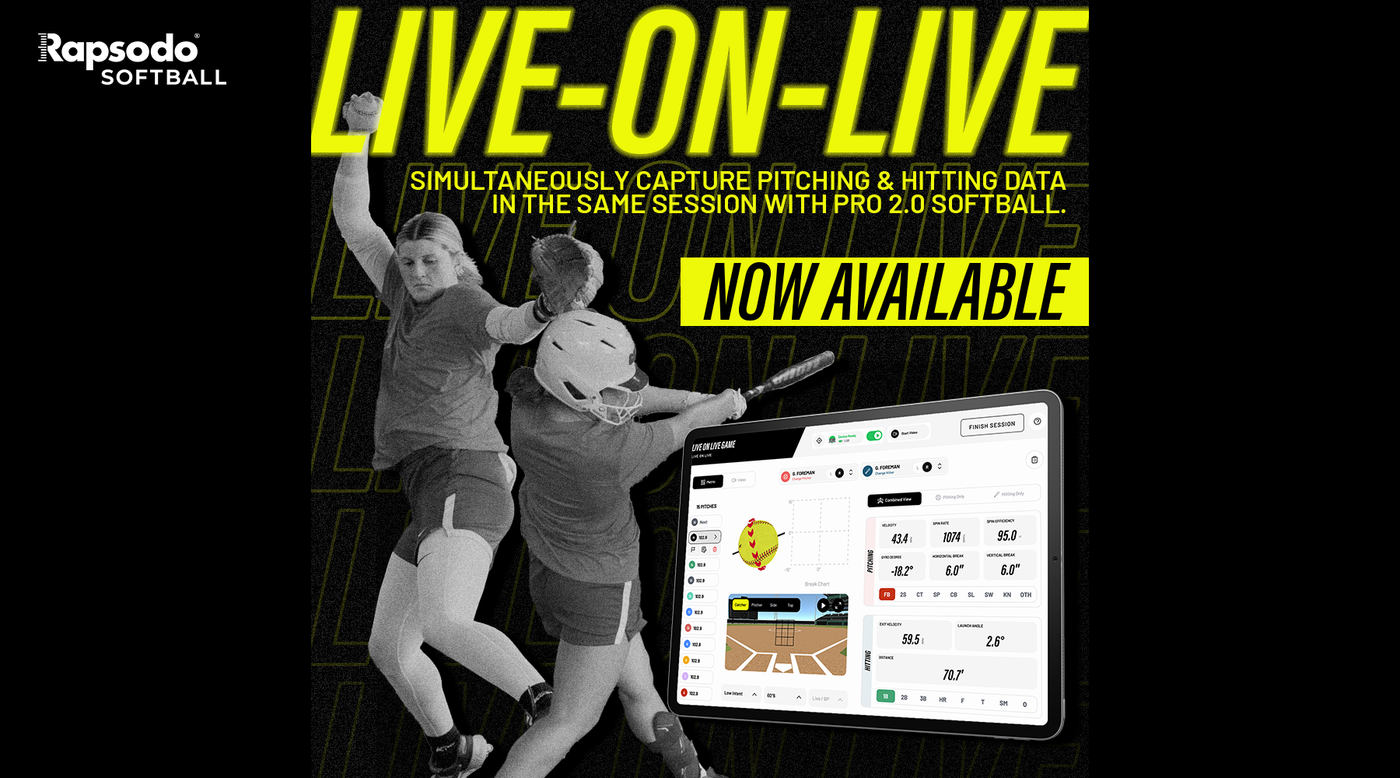 Introducing Live-on-Live for Softball: Every Pitch, Every Hit Tracked on One Unit